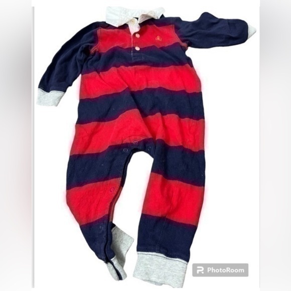 Baby GAP Boys Striped Long Sleeve One Piece
Outfit Size 12-18 months - Picture 1 of 4